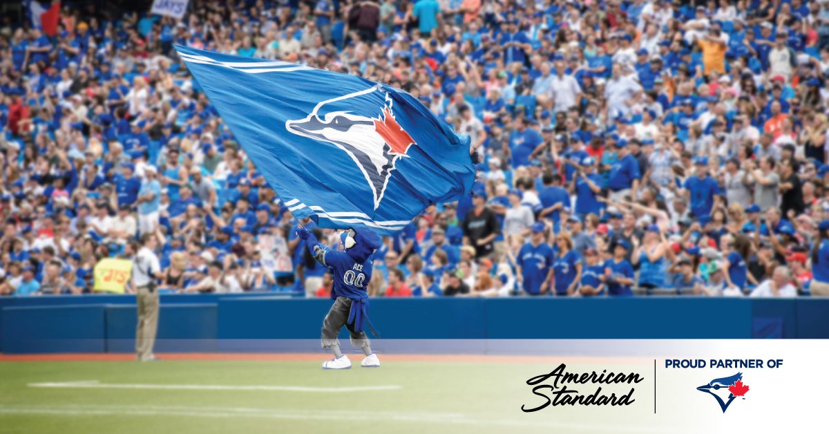 amstandardca's tweet photo. What’s (almost) cleaner than an American Standard #ActiClean toilet? A @BlueJays #CleanInning! #LetsRise https://t.co/5G35ZACMni