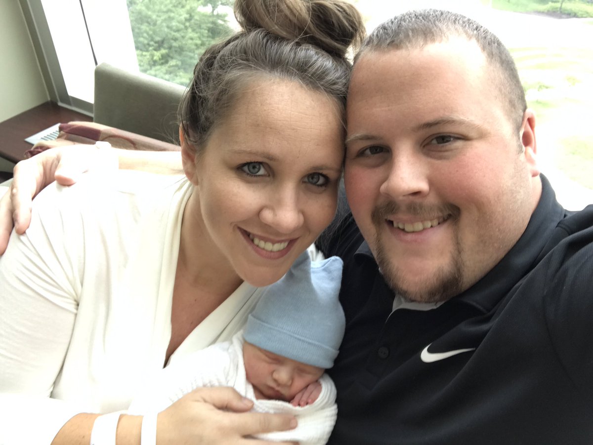AndrewMaroska's tweet photo. We welcomed Carter James Maroska on 7/26 at 1825 #blessed #officiallyoutnumbered https://t.co/jR3kwnQzUt