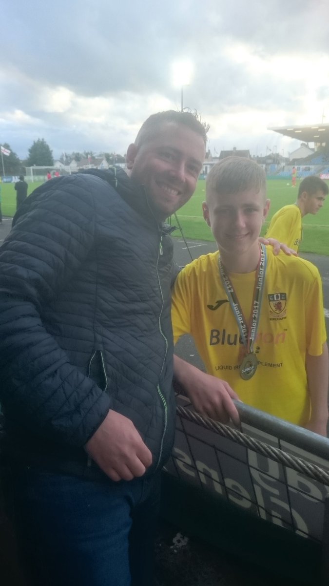 BarryBaggley's tweet photo. My son... Milk cup winner!!!  History maker. He was superb and was everyone https://t.co/ZH7y6ZeTKF
