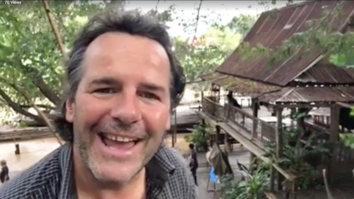 TurtleTaleMovie's tweet photo. Taking time out from a 16 hr day on set/Thailand, Luc gives thanks to @LoveIntFilmFestival and #TurtleTaleMovie family for Best US Feature https://t.co/717AJSMRJ2