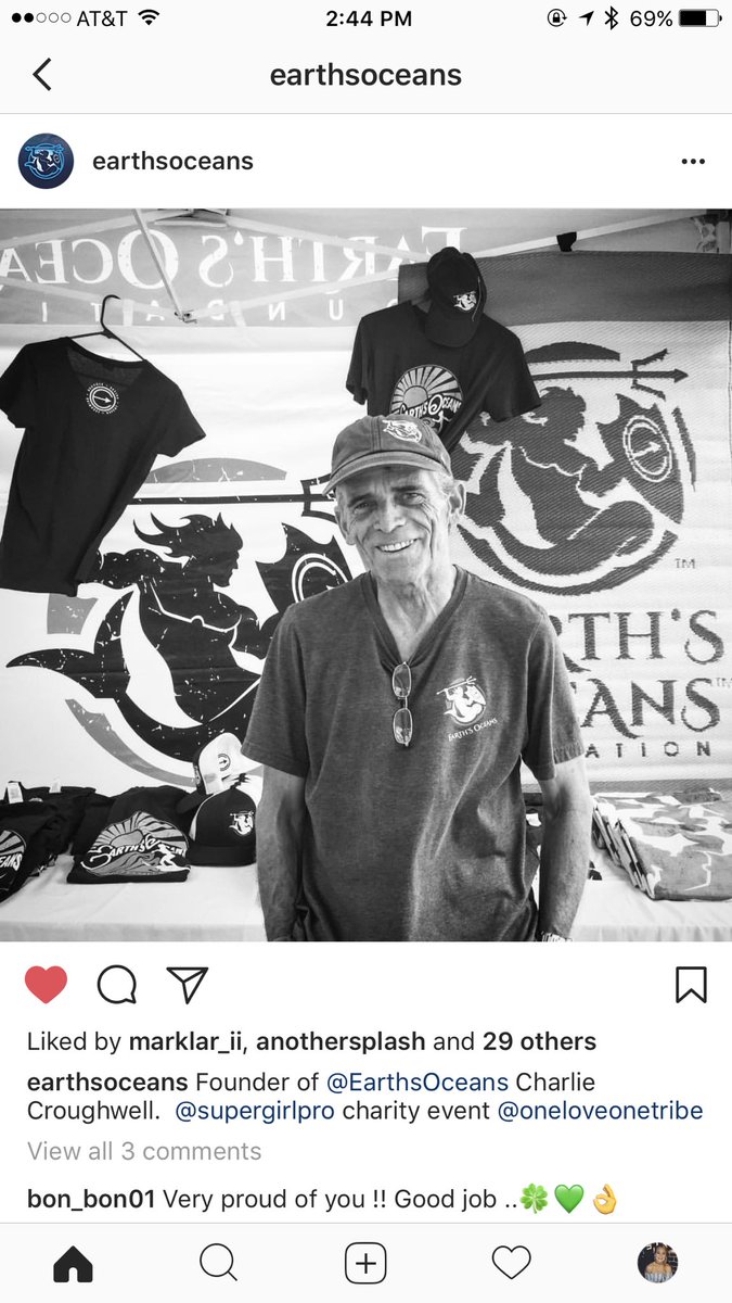 EarthsOceans's tweet photo. We're down in Oceanside!! Our founder at the @SupergirlPro event! If you haven't yet give us a follow on insta ♻️🌎🏄🏽‍♀️ #earthsoceans https://t.co/pUXtkFQ4Td