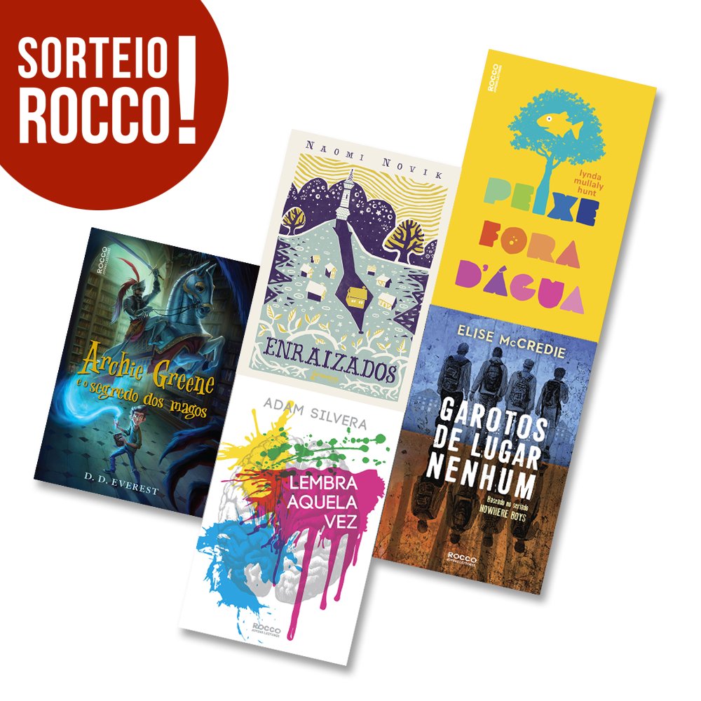 jasmineproud's tweet photo. Para concorrer, siga o nosso perfil e faça um tweet com #RoccoJovensLeitores + https://t.co/XVUGJHYKlF https://t.co/9Iqg2vn6Nf