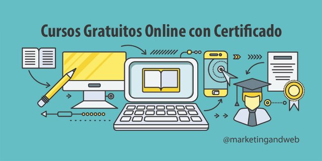 Ivandba's tweet photo. 10 Páginas web para hacer cursos online gratuitos con certificado https://t.co/gVFDPMDBvv @marketingandweb https://t.co/YCODHOJTTL
