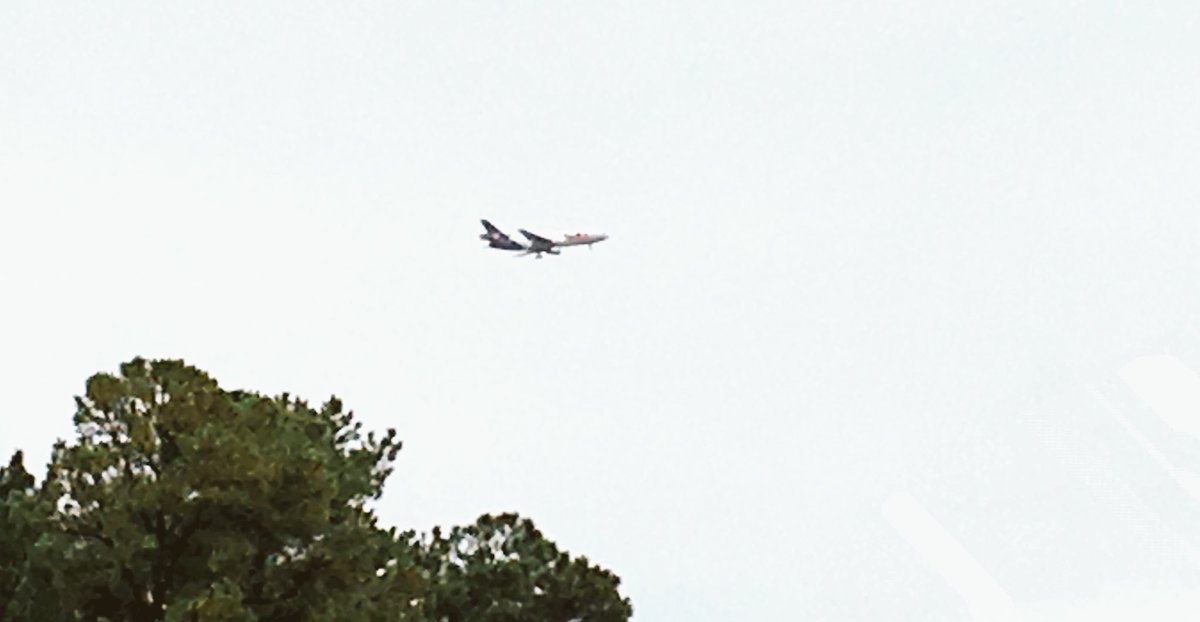 D2Trump1's tweet photo. Got to see the @FedEx plane flying into @CLTAirport from @freightliner in Mt. Holly NC. #absolutelypositively ✈️ https://t.co/ycGg0itfnG