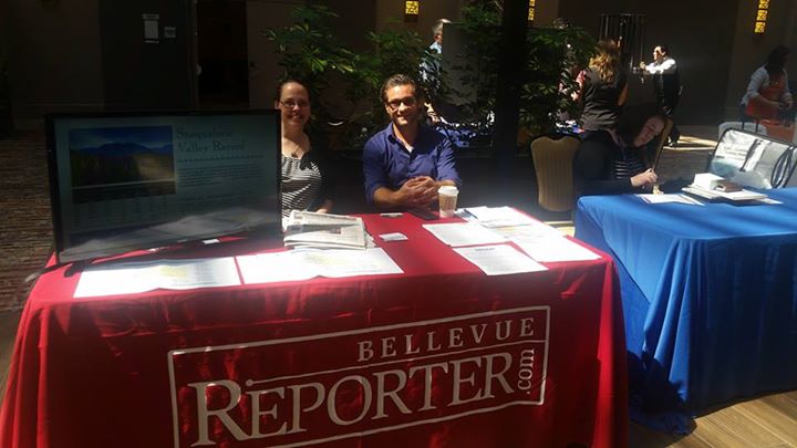 .<a href="/BelReporter/">Bellevue Reporter</a> + <a href="/IssReporter/">Issaquah Reporter</a> were at the East King County Career Fair today at the Eastgate Embassy Suites. Did you make it out to see them?