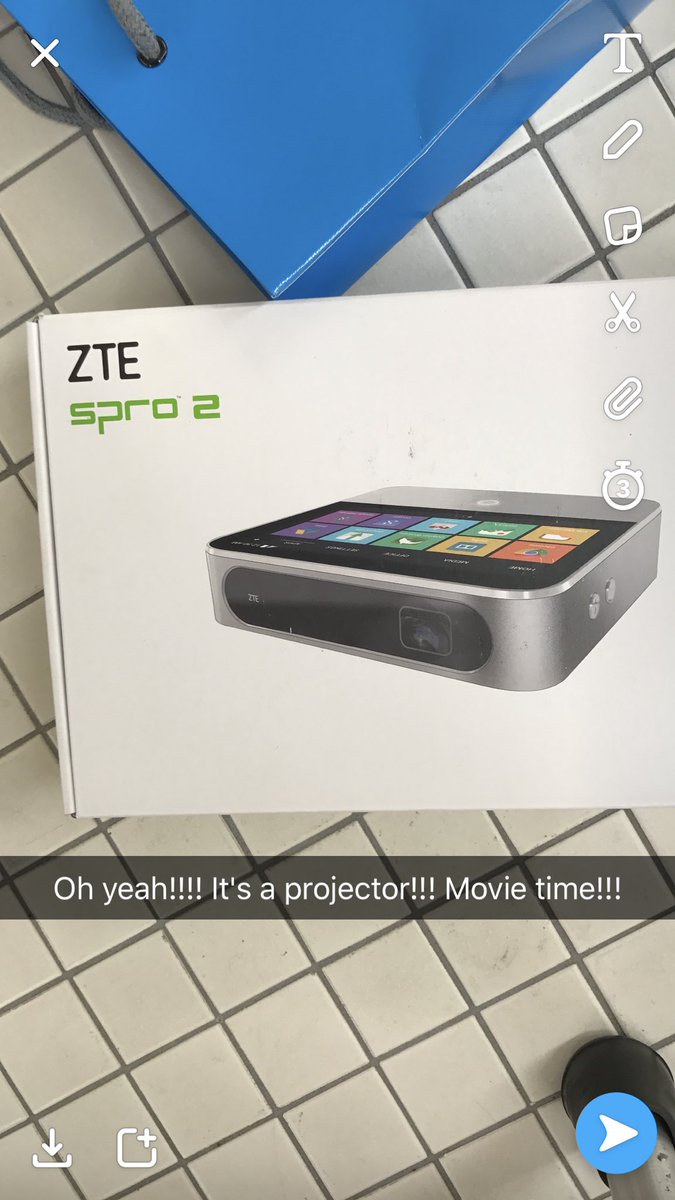 dannygolf72's tweet photo. My new entertainment @zteusa oh yeah #spro2 thank you!!!😍😍 https://t.co/i96WajKlaj