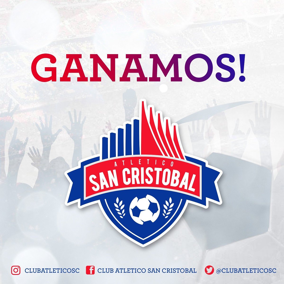 ClubAtleticoSC's tweet photo. Celebremos que ganamos!
Fin del segundo tiempo.
#ClubAtleticoSC 2-0 #AtléticoVegaReal
#AtléticoSomosTodos https://t.co/XzcM4B3qL2