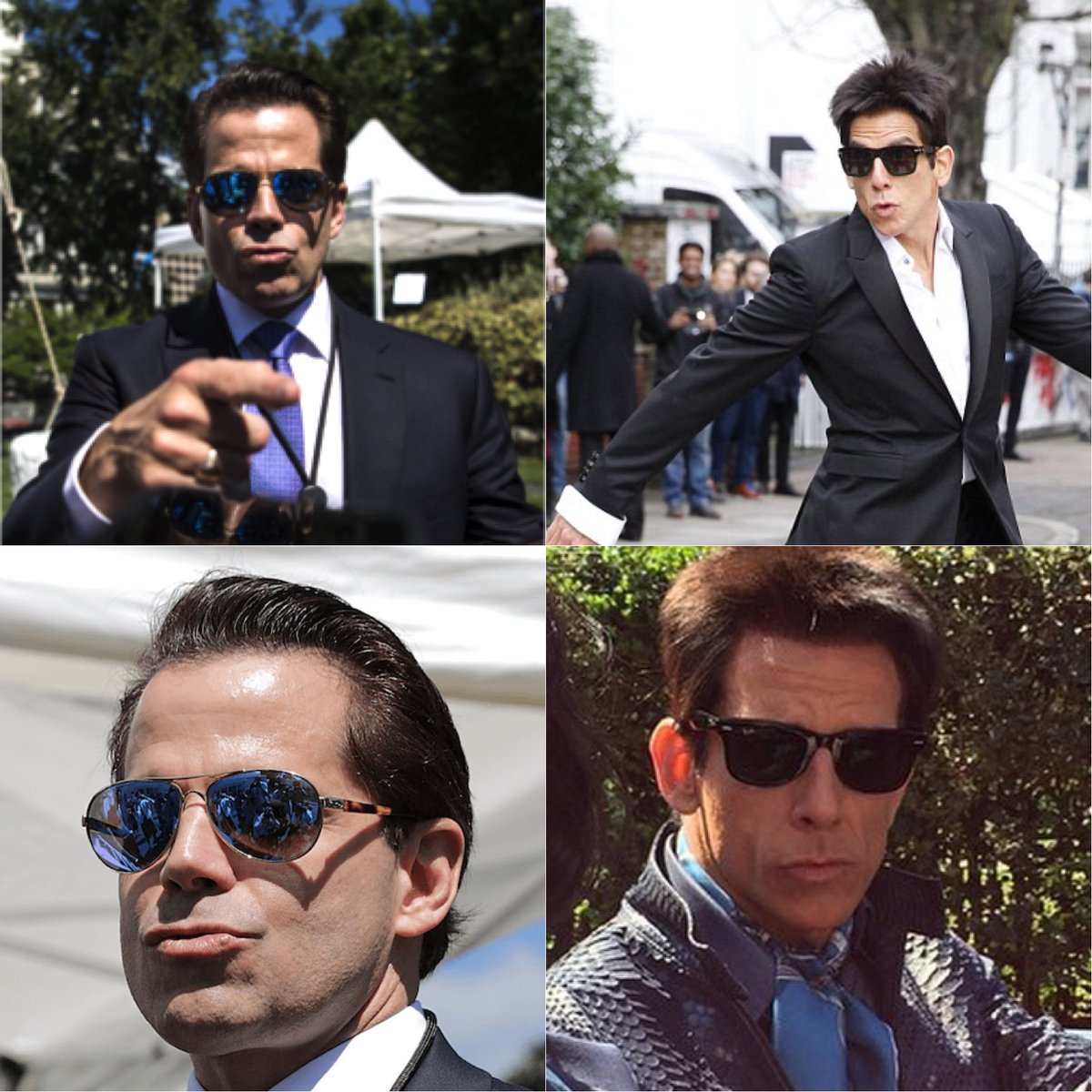 MCRQtv's tweet photo. Who wore it better? #BlueSteel https://t.co/g9v2ktftIM