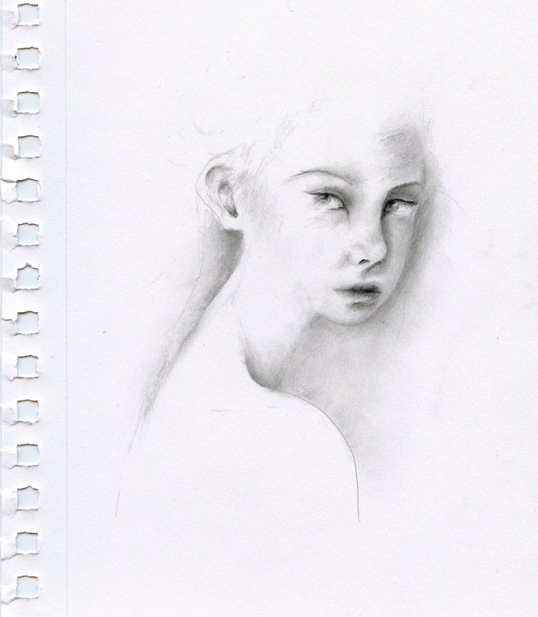 jasminesanzil's tweet photo. Sketch from my notebook playing around with a different style... she feels nymph-like to me, but need a name... suggestions? 😳 https://t.co/Ub7f1NRKwZ