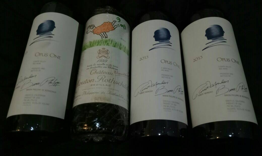 winecots's tweet photo. 3 bots of 13 Opus One &amp; 1 bot of 99 Ch. Mouton ready for delivery...Thanks 4 purchase @winecots.com #wine #winelovers #BKKwinemerchant https://t.co/JDIjzuHl77