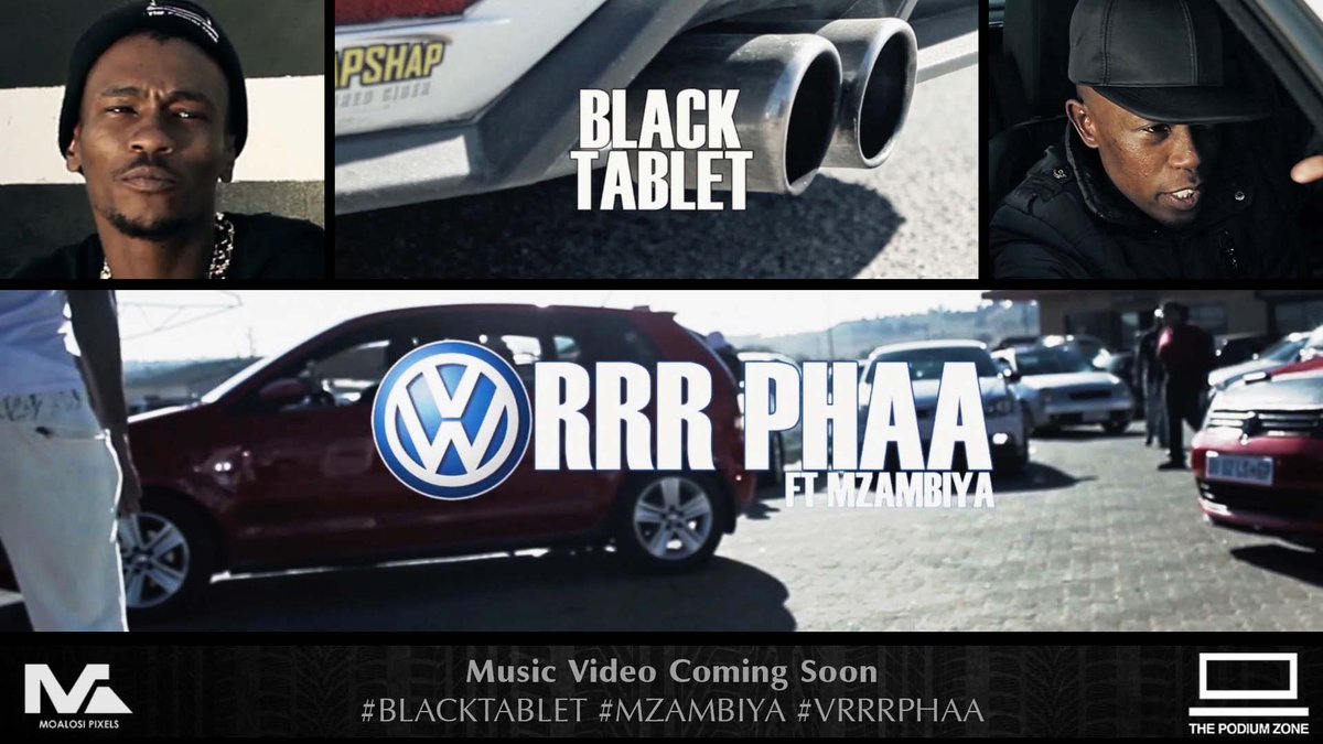MoalosiPixels's tweet photo. BLack Tablet ft Mzambiya - Vrrr Phaa Official Music Video Coming soon...
#VRRRRRPHA #musicvideo #CoomingSoon #BlackTablet #Mzambiya #VW https://t.co/WRlPDBdLb3