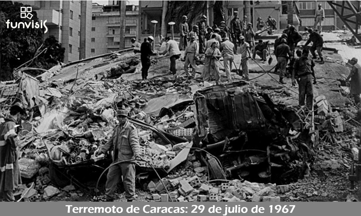 FUNVISIS's tweet photo. #29Jul Se cumplen 50 años del Terremoto de Caracas de 1967 https://t.co/MMWvlBw7Ad #CulturaSísmica https://t.co/524XH26Mx6