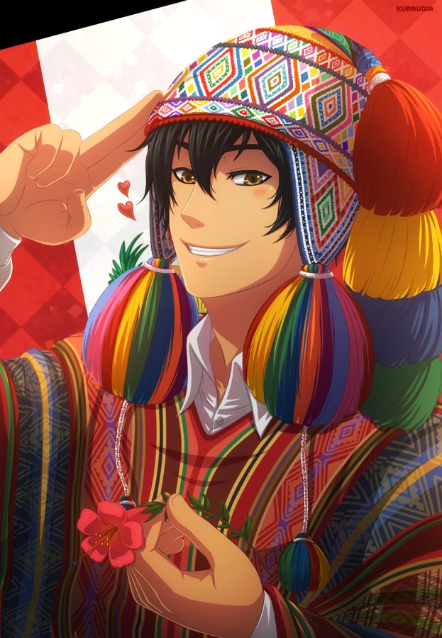 Kuraudiart's tweet photo. ¡Felices fiestas patrias! Te amo #Perú ❤🇵🇪✨#LatinHetalia https://t.co/jwiKaqmYie