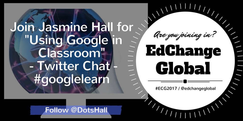 DotsHall's tweet photo. Join me at #ECG2017 to talk about Google in the classroom and what each feature can be used for. #Googlelearn @EdChangeGlobal https://t.co/HG4eHEt05z