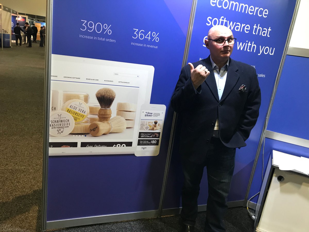 Seeing double: We bragged on @TheStrayWhisker at #OR17 &amp; the founder stopped by! Read how he increased revenue 364%: buff.ly/2v6SE57