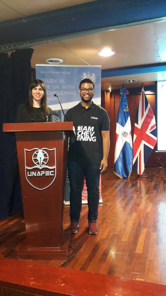 ukindomrep's tweet photo. Exitosa sesión informativa de Becas #Chevening en @UNAPEC #RutaChevening Gracias a la uni y a todos los que vinieron! https://t.co/onX1ZvOXGK