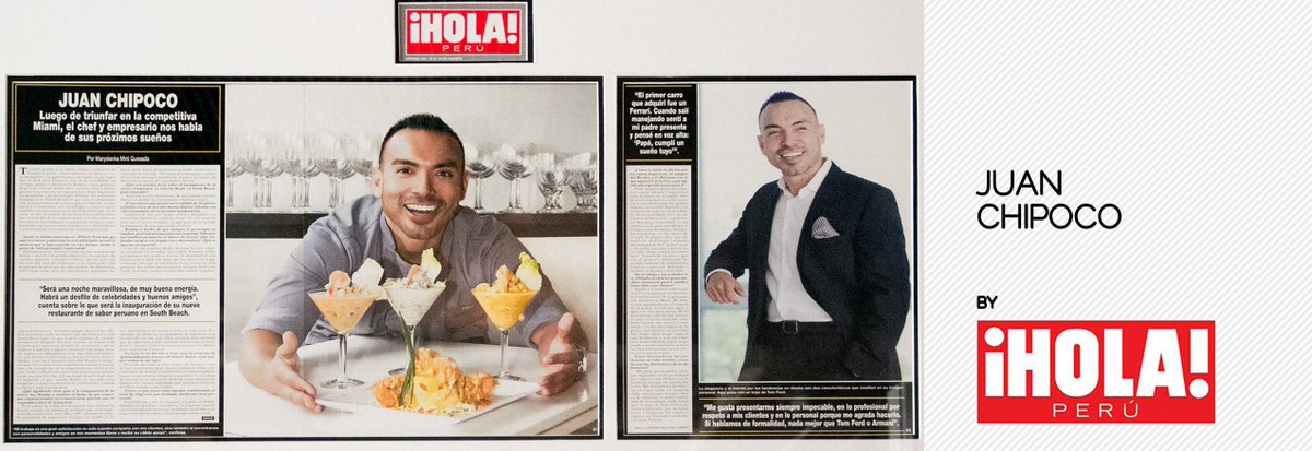 HOLATV's tweet photo. ¡Hoy en #LaHoraHOLA celebramos la fiesta nacional de @peru junto al chef #JuanChipoco, que te contará el lado gastronómico de este país! https://t.co/skEFlPZWho