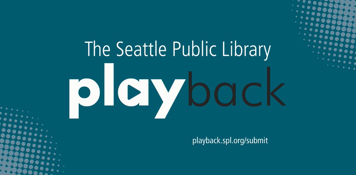 SPLBuzz's tweet photo. #PlayBack_SPL jury select an array of styles to create a soundtrack for Seattle. Be a part of it! Thru 8/6. https://t.co/Laa985p2x2 https://t.co/veICZNvD2N