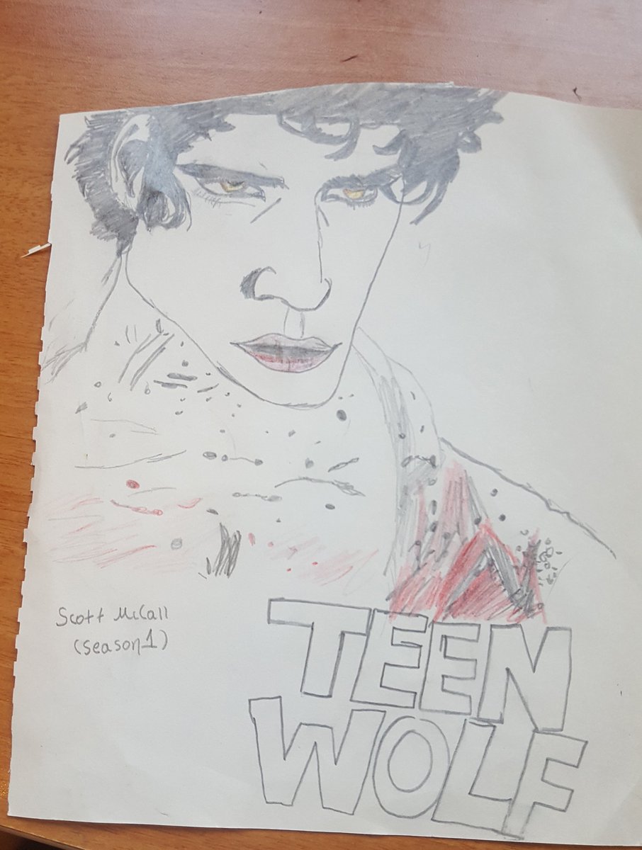 mhealysrobbers's tweet photo. @MTVteenwolf Sunday Night Hashtag #TheLastBeginning #TheWolfies + #Contest also here's a drawing of my True Alpha https://t.co/DDQ0aNh9bY