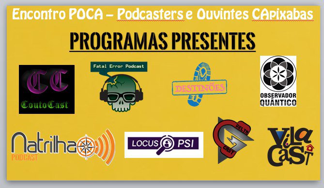 rhrilario's tweet photo. Conhecendo os membros da podosfera capixaba no encontro de podcasters e ouvintes do Espirito Santo #podpocar https://t.co/Y7Rdcnb8Uy