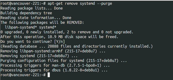 leonelnc's tweet photo. Happy #SysAdminDay #sysadminday2017 

in a software libre linux you can remove systemd https://t.co/2KbyrQ17sv