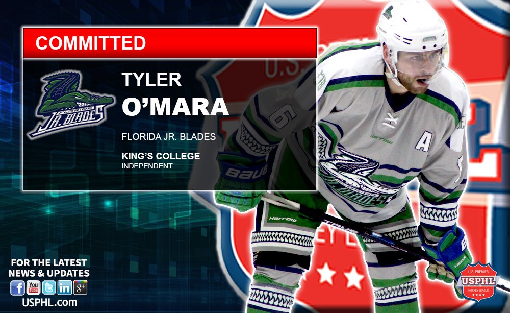 USPHL's tweet photo. .@FloridaJrBlades Tyler O’Mara Commits to NCAA's King’s College

📝: https://t.co/rlUQAopnpE  

#USPHLCommitted https://t.co/O01omOPVo8