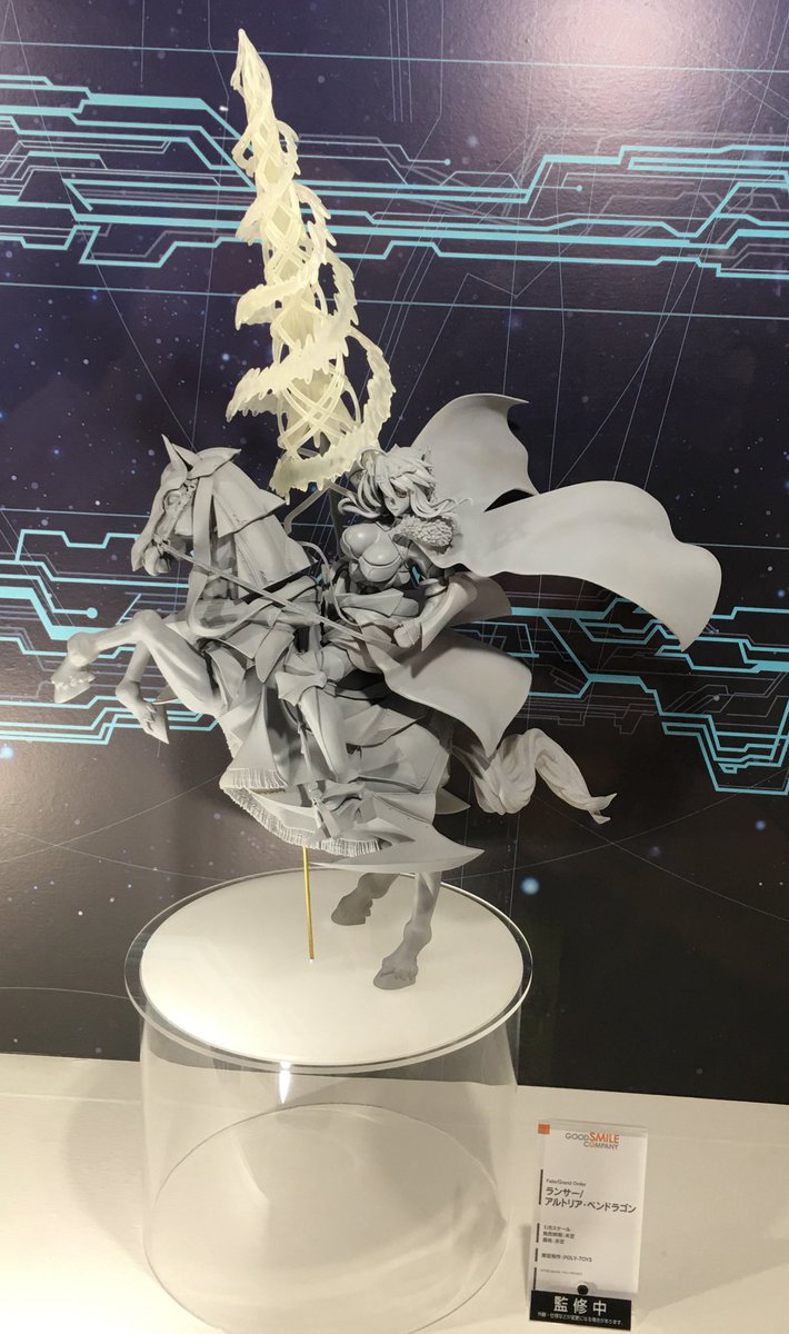 Akira_Ishida's tweet photo. ランサーアルトリアさんのフィギュア原型！！！(監修中)
#FGOフェス https://t.co/uN4QYsegPI