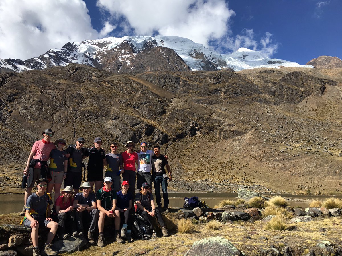 Both groups have returned to La Paz after successful trek/project #earnedthatshower
