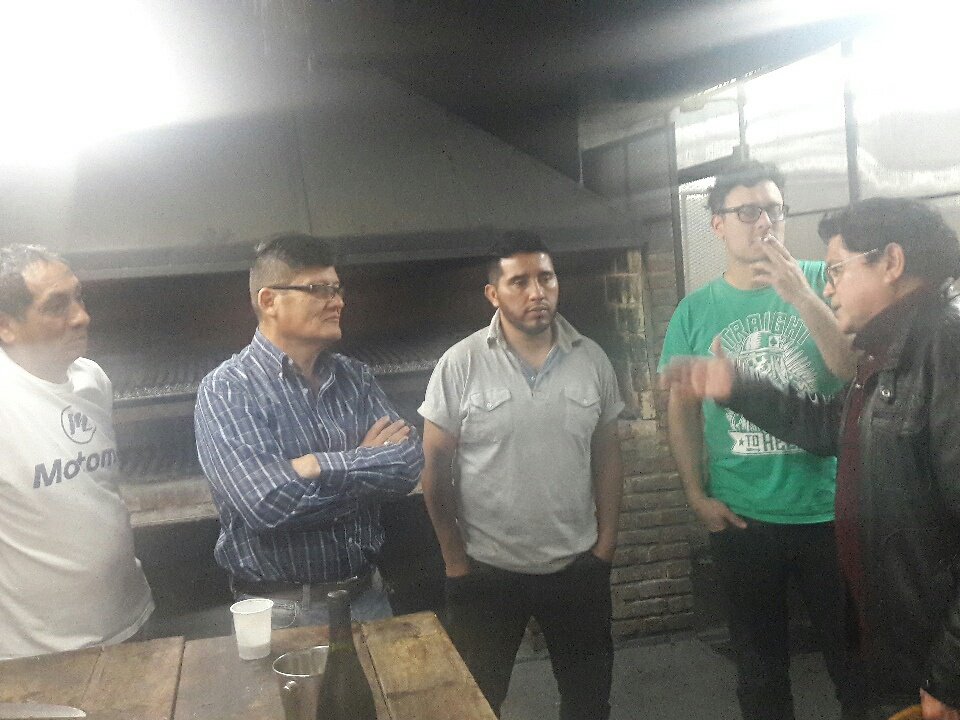 Compartiendo un buen asado y el proyecto junto a los compañeros de Segufer y <a href="/SubOrganizacion/">jose medina</a> @RamonMuerzaSEC conversando y escuchando