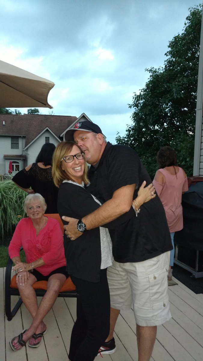 LMahute's tweet photo. Happy 25 wedding anniversary for John and Crystal. https://t.co/dkEqPKHUxR