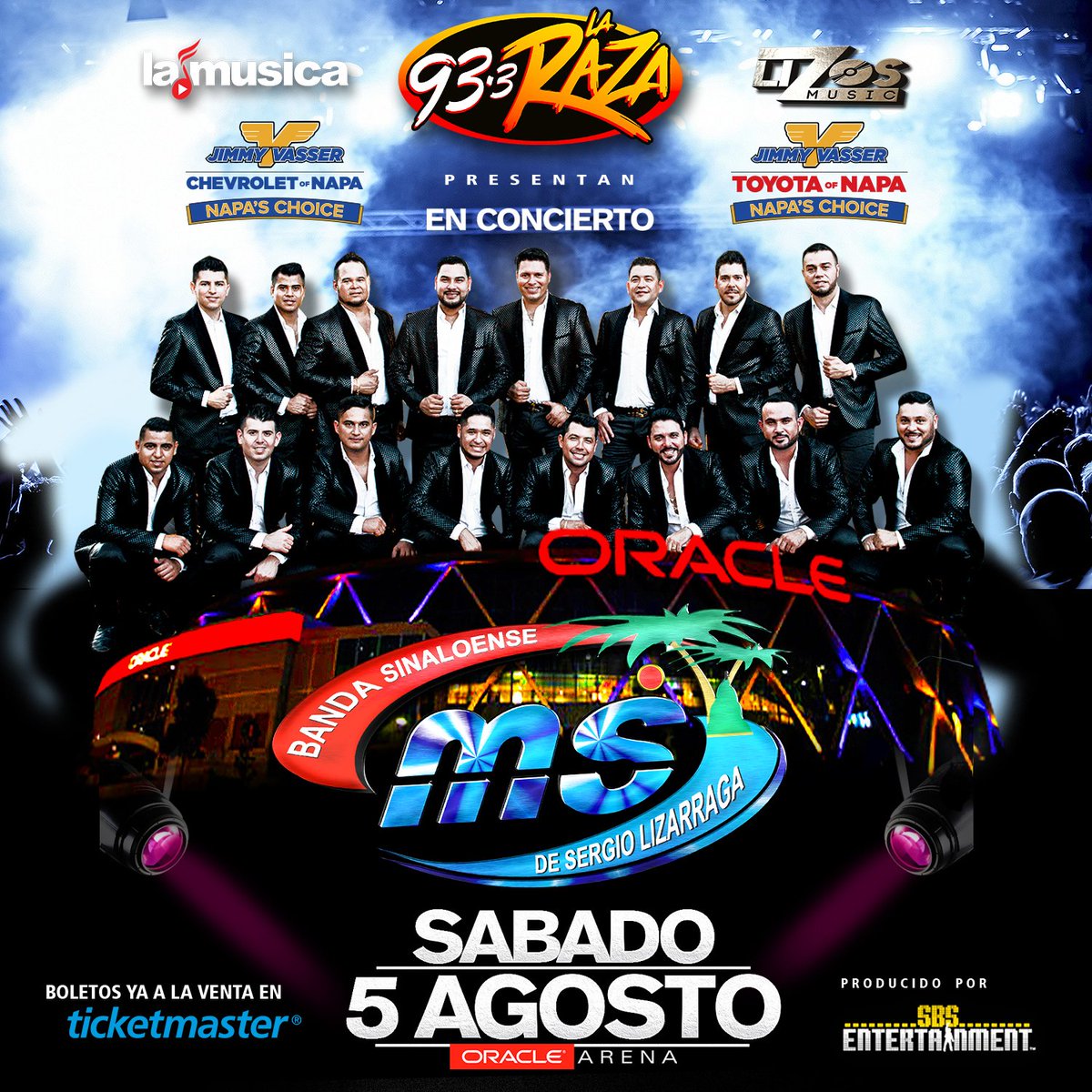 yosoyraza's tweet photo. 🎺Gana Boletos🎺 y no te pierdas a @BANDA_MS  en concierto este 5-Agosto!
Para participar
👉Síguenos
👉RT
#933LaRaza #EnConciertoConLaRaza https://t.co/TafM1aicYM
