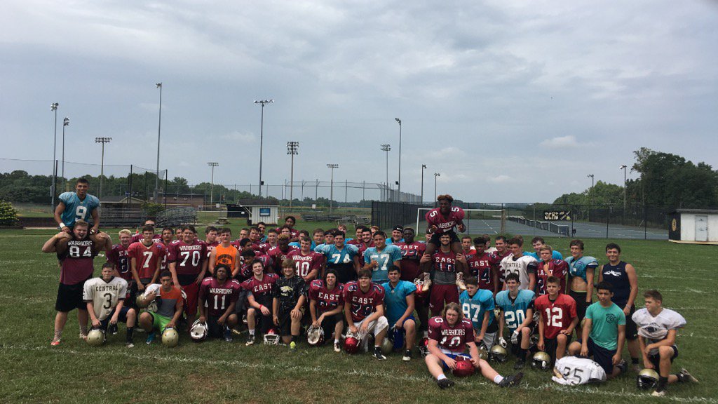 EGwarriors_FB's tweet photo. We had a great camp again this year at Surry Central. #DYBED #warriorpride https://t.co/x8cH25O958