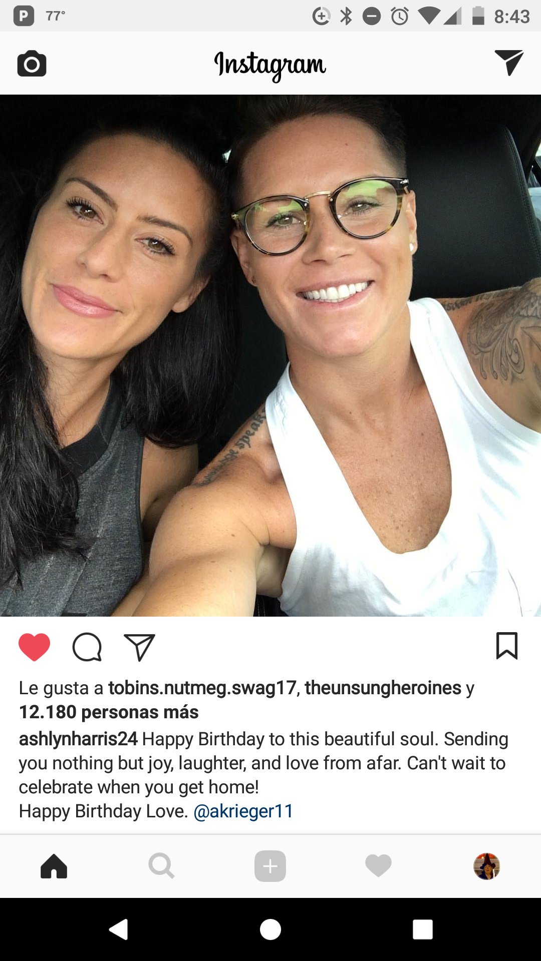 Happy birthday Ali Krieger      