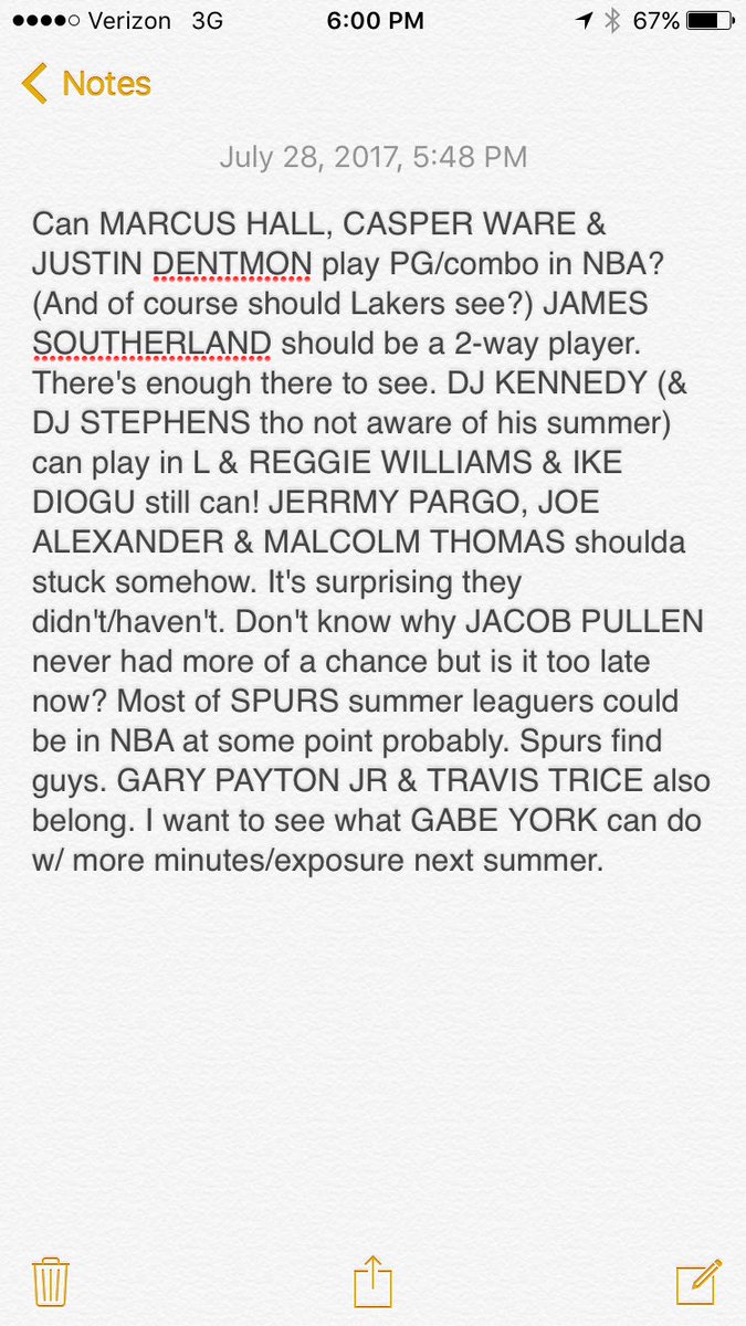 J_Ohhhh's tweet photo. More on summer bball:
@thetournament @NBA @NBASummerLeague @Lakers @spurs #MarcusHall #DJKennedy @overseaselite @GP20 @Ttrice20 #TravisTrice https://t.co/kczb0zKjMD