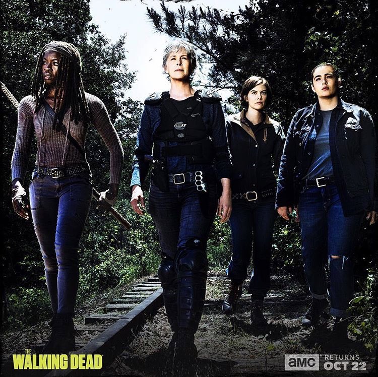 FirstMyFamily's tweet photo. Our favorite ladies are ready for Season 8! Are you? 💀📷 #repost @WalkingDead_AMC ⛑ #StaySafe: https://t.co/9b7oNHolOU #ZombiePrep https://t.co/yfTvoVkXDB