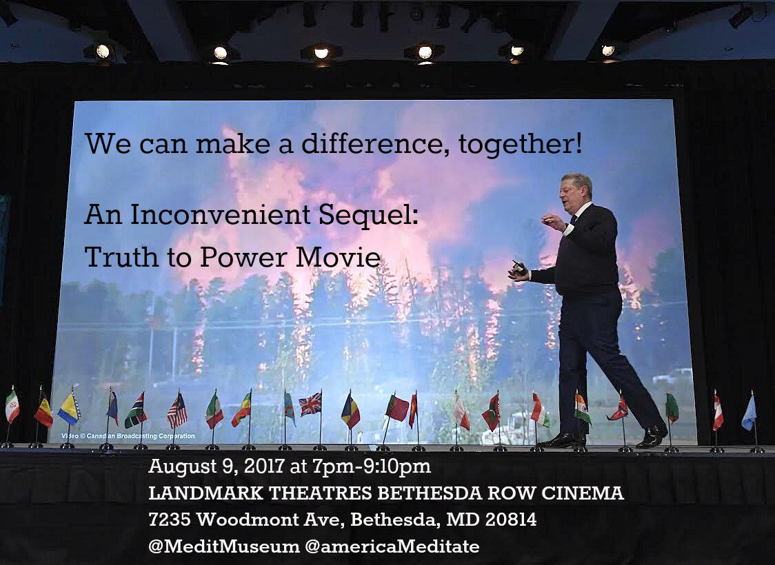 .@MaliPhonpadith <a href="/LarryHogan/">Larry Hogan</a> #sisterjenna host #Beinconvenient Aug.9 at 7pm-9:10pm. Landmark Theatre, Bethesda Row.