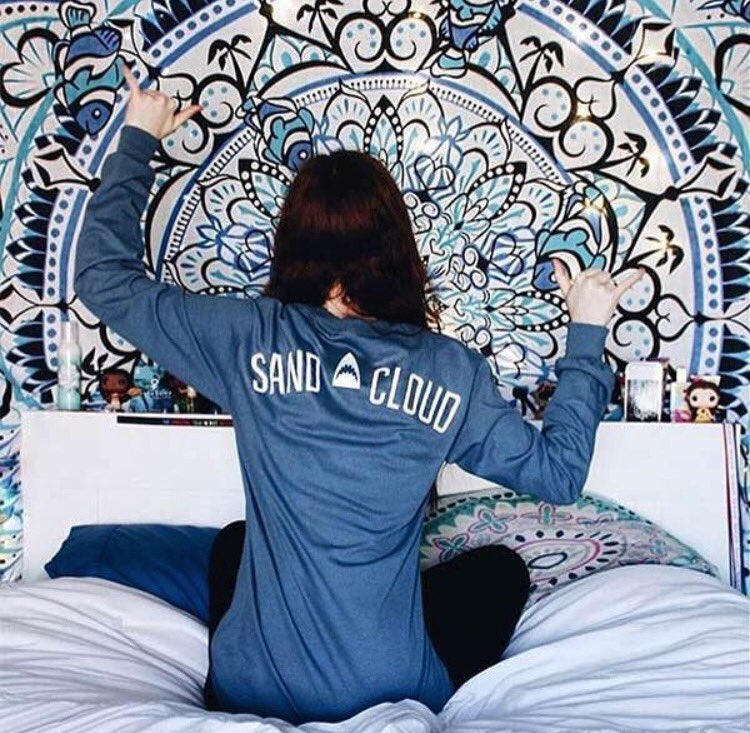 sandcloudteam's tweet photo. Get the new indigo shark bite shirt today! Only 21.00 (originally 28.00) with my code AllisonPer25 https://t.co/9Ab4UPbNGh https://t.co/m9uhUZ5VwZ