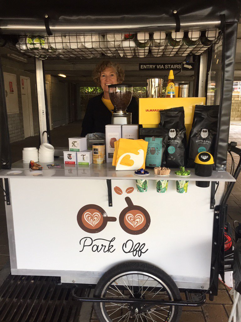garlandcycles's tweet photo. Riding in the wet this morning? Coffees on at the Popup Bikeshop in South Perth ... come down for a cup ... https://t.co/XjVJPIRYOa