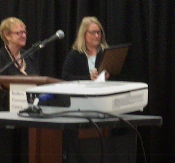 MultiVerseAus's tweet image. Karen Neil the winner of the Inaugural Anti Bias Award &amp;amp; Scholarship for teaching reconciliation in Early Childhood Education #SJIEC2017