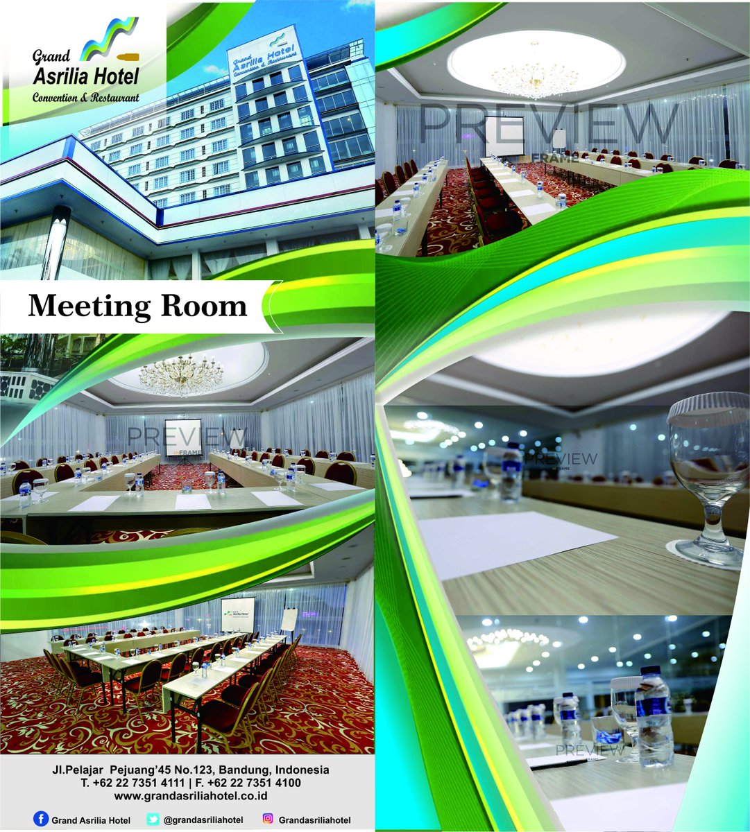 Fasilitas Meeting Grand Asrilia Hotel 
Website grandasriliahotel.co.id