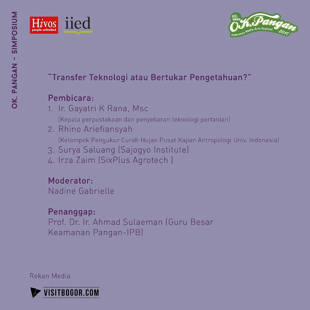 OK_Video's tweet photo. Teman-teman Bogor yang belum sempat cicip hidangan OK. Pangan, yuk, merapat ke Program Simposium OK. Pangan. Hari ini dengan dua sesi seru 👇 https://t.co/Gw2nGfBMT3