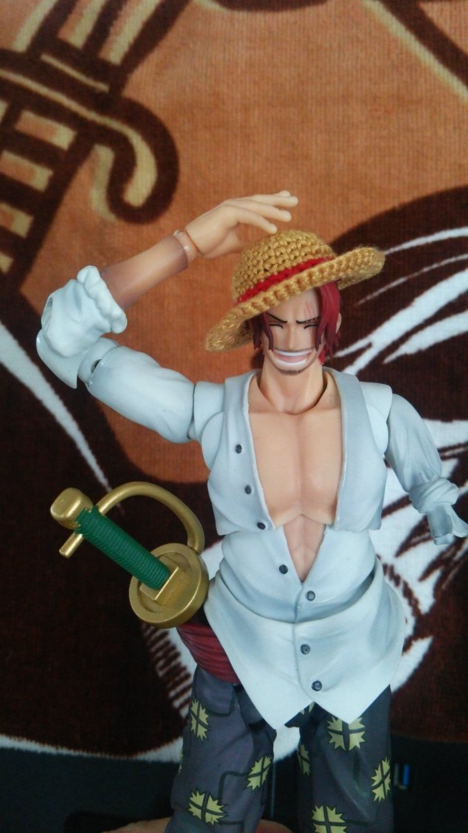 赤髪のシャン子 シャンクスbdまで2日 低浮上 タグ付け直して投稿w 手編みの麦わら帽子がナイスサイズ ワンピースフィギュアを投稿しよう ヴァリアブルアクションヒーローズ