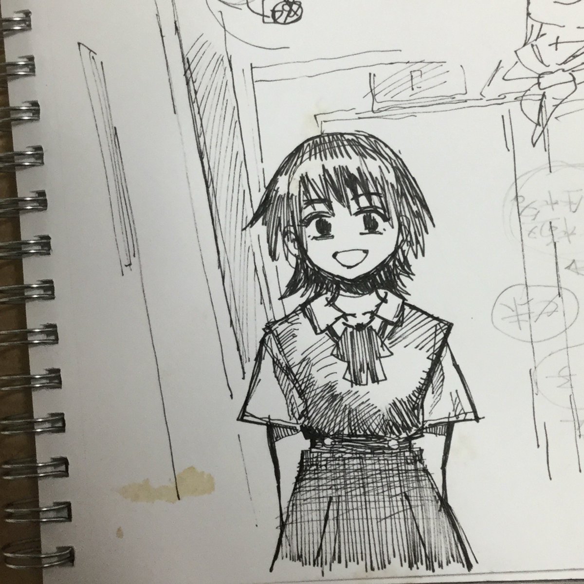 マイらくがき帳にらくがきとサインしてもらちゃったぜ 