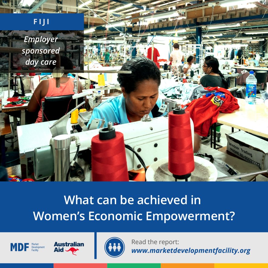 MDFGlobal's tweet photo. Employer sponsored daycare👶 facility helps women to stay in work 🇫🇯 https://t.co/fTrzy4W2t0 #AusHighComm #Fiji #MarkOneApparel https://t.co/q5QXmWt9oq