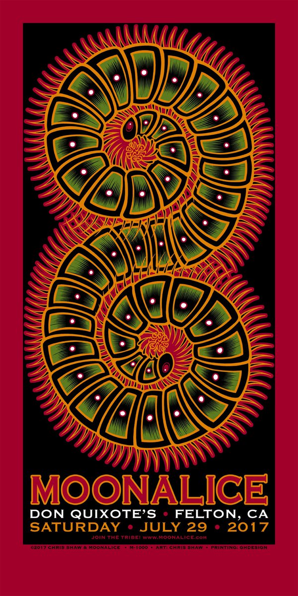 SHAWPOSTER's tweet photo. My latest @Moonalice poster. #poster  #silkscreen #art https://t.co/YwuBh8CCy0
