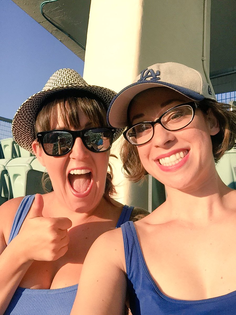 emilymaeheller's tweet photo. Best friends, beer and @Dodgers baseball. Doesn't get better than this. #baseball #dodgers #summer #bestfriends https://t.co/hTjCbGdh5t