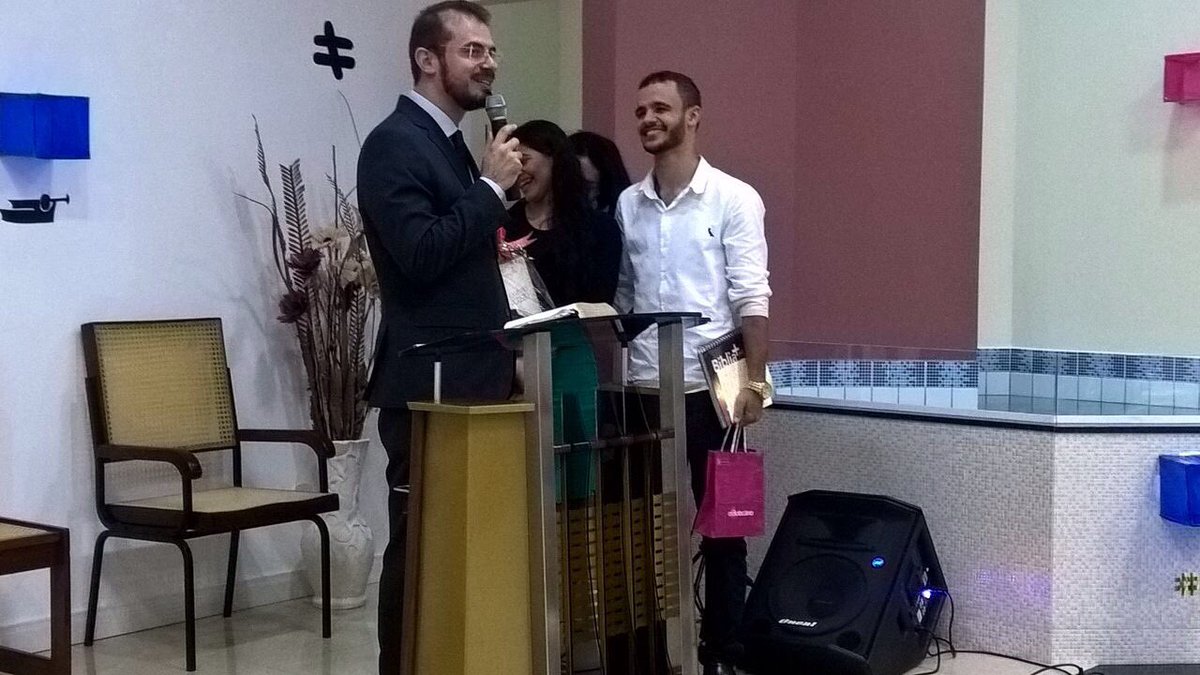 Mais 2 preciosas vidas batizadas pra seguir a JESUS na #IASD Ouro Preto: Caio e Talia. 45 novos discípulos dist Serraria por uma #IgrejaViva