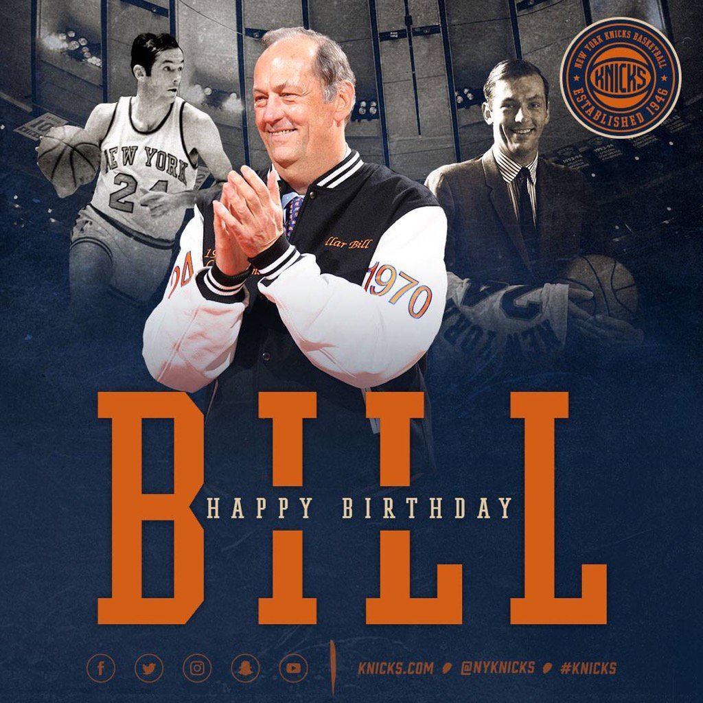 Happy Birthday to a former great Bill Bradley! 