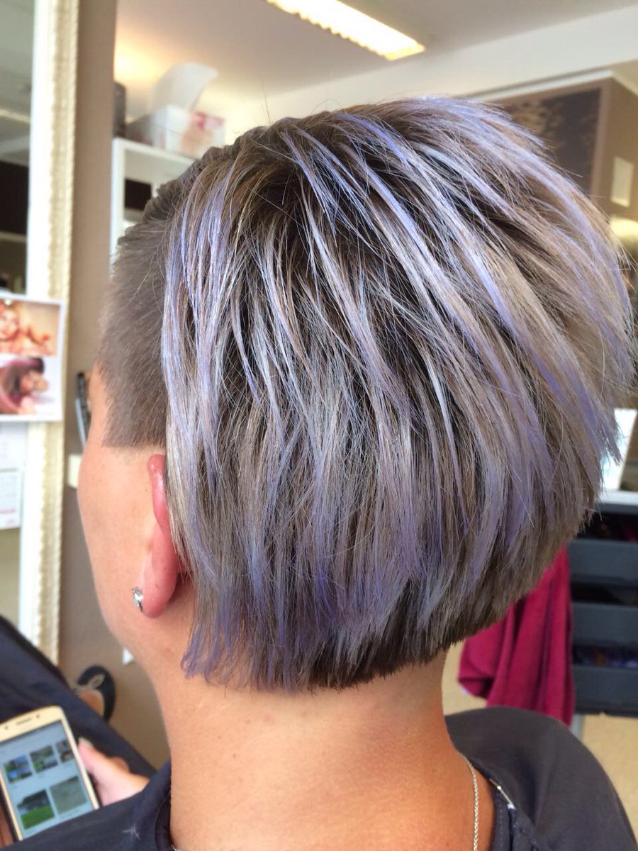 Mit long undercut bob Bob With