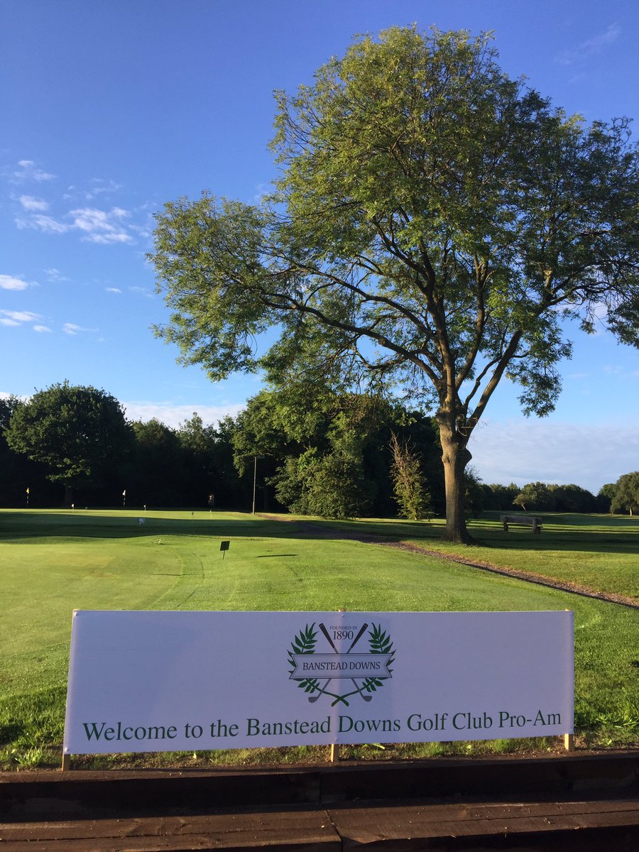 Early start this morning, all raring to go for the <a href="/bansteadgolf/">Banstead Downs Golf</a> pro-am <a href="/PGASouth/">PGASouth</a>